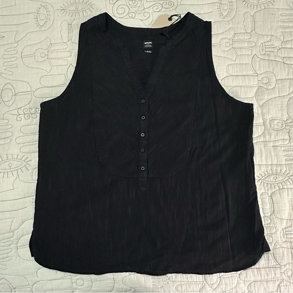 NWT Prana Katya Striped Top Sleeveless Cotton - Picture 2 of 7